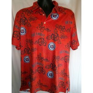 Reyn Spooner‎ Detroit Tigers MLB Hawaiian Shirt Cooperstown Collection L